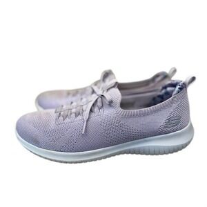 Skechers Wide Fit Washable SlipOns Lilac Purple Womens Size 10